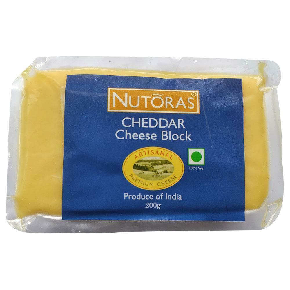Nutoras | Nutoras Cheddar Cheese Block 200 g