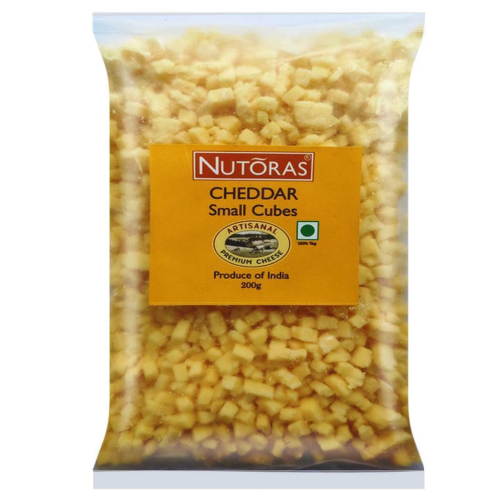 Nutoras | Nutoras Cheddar Small Cheese Cubes 200 g