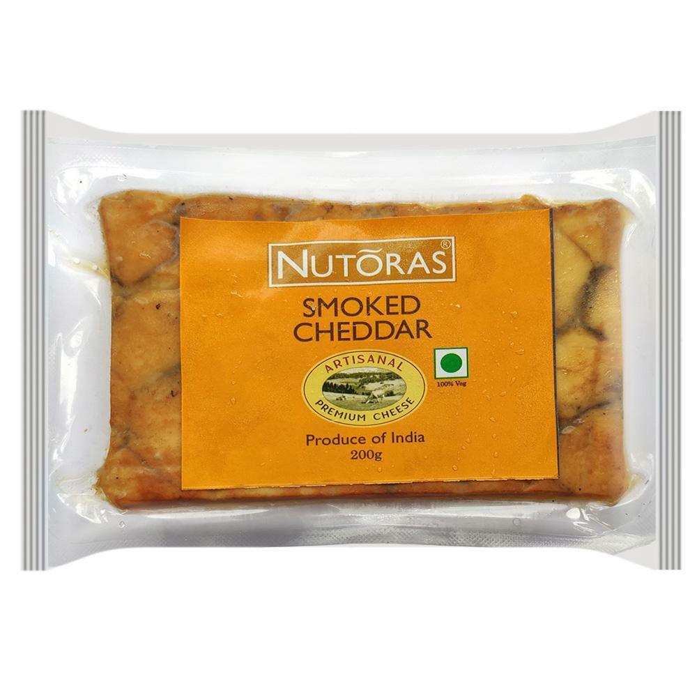 Nutoras | Nutoras Smoked Cheddar Cheese 200 g