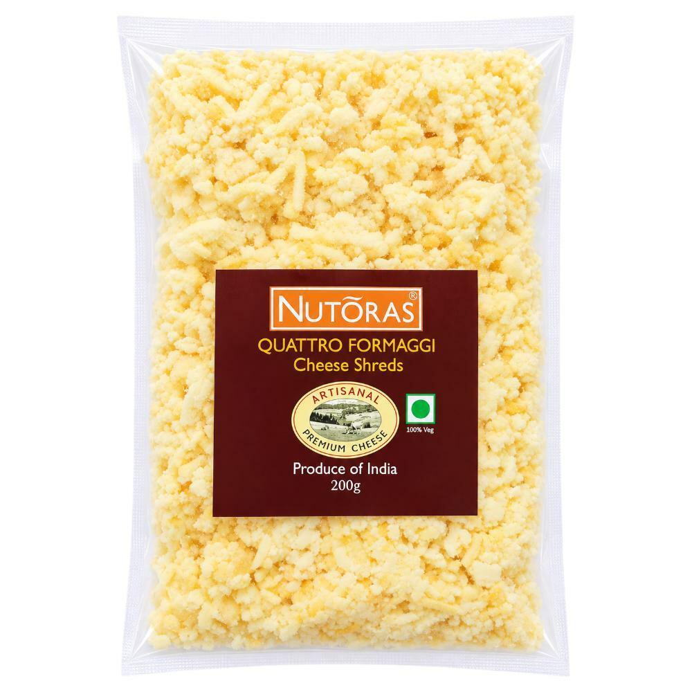 Nutoras | Nutoras Quattro Formaggi Cheese Shreds 200 g