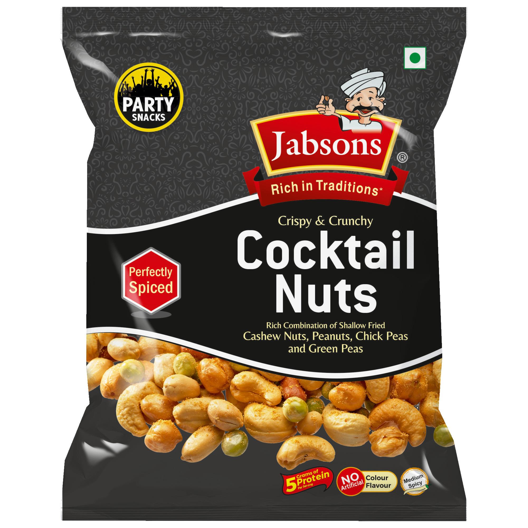 JABSONS | Jabsons Namkeen Cocktail Nuts 120 g