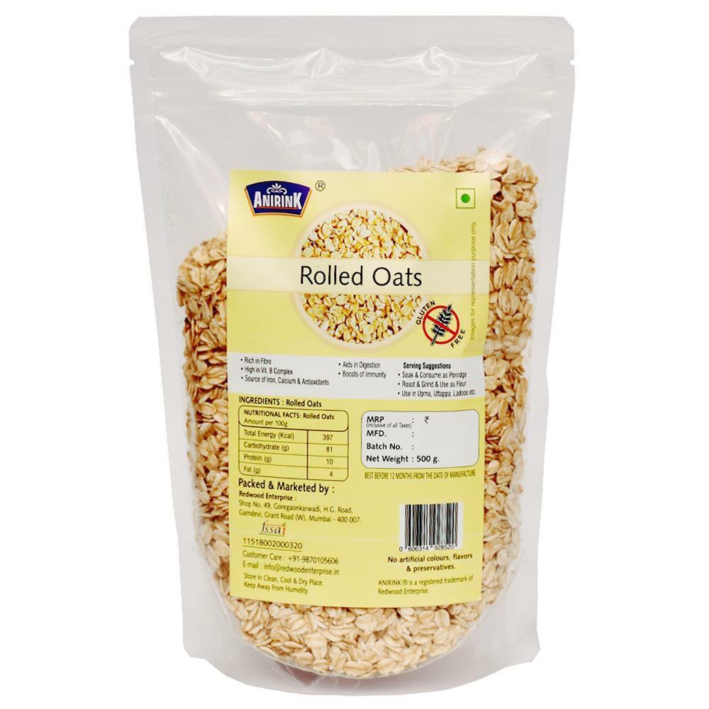 Anirink | Anirink Gluten Free Rolled Oats 500 g