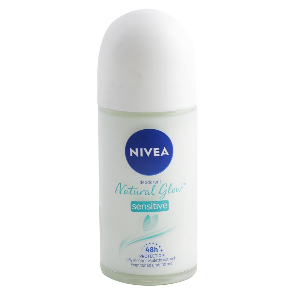 NIVEA | Nivea Natural Glow Sensitive Female Roll On Deo 50 ml