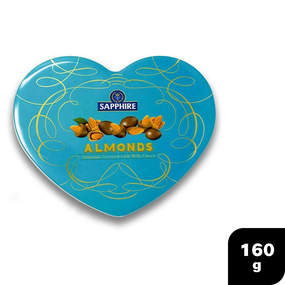 Sapphire | Sapphire Almonds Covered with Milk Chocolate 160 g