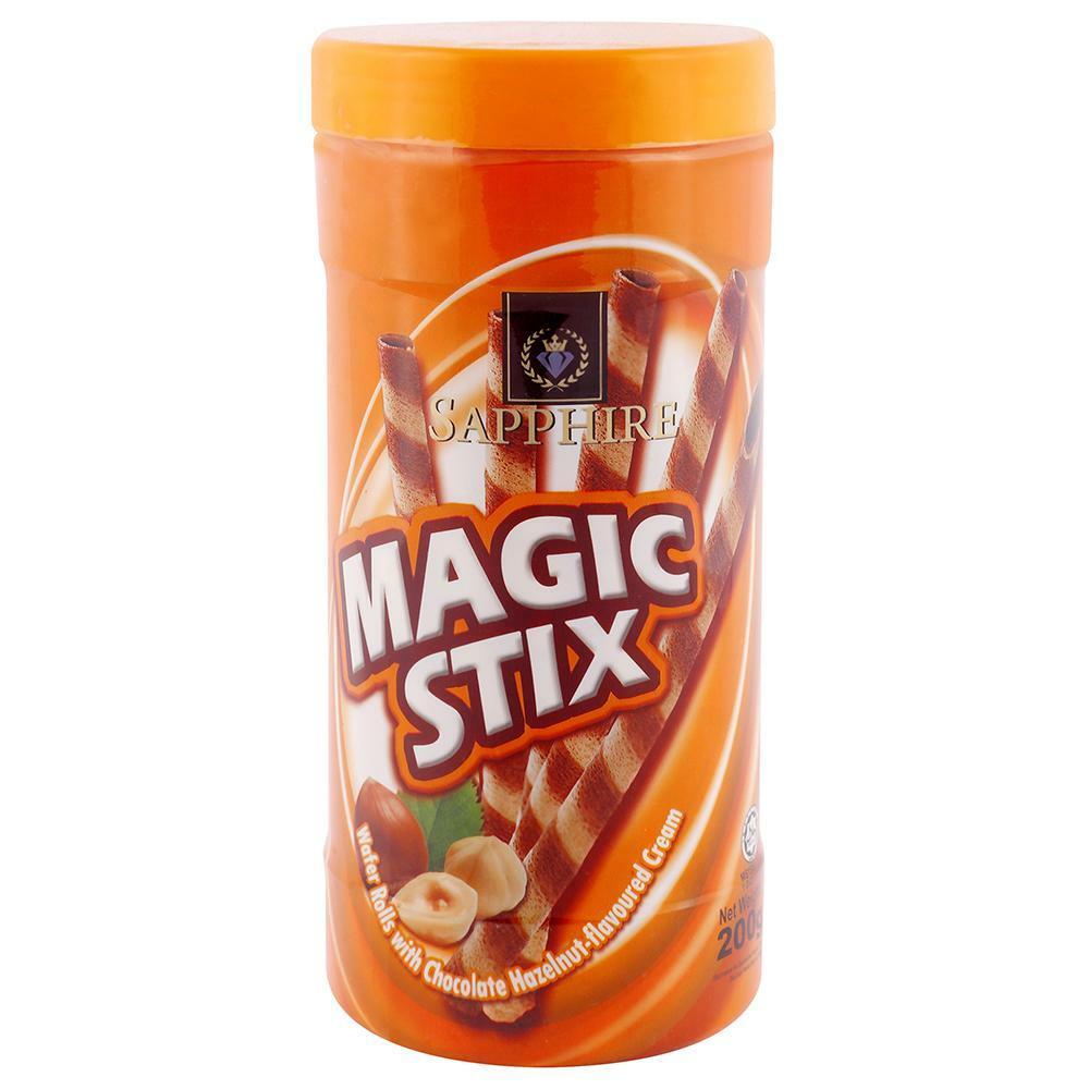 Sapphire | Sapphire Magicstix Hazelnut Flavoured Wafer Roll 200 g