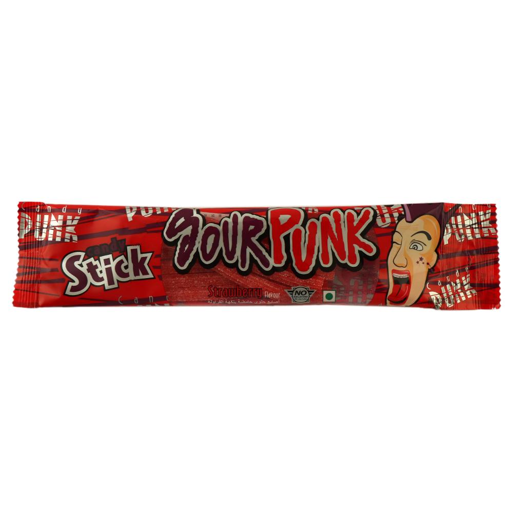 Sour Punk | Sour Punk Strawberry Candy Stick 40 g