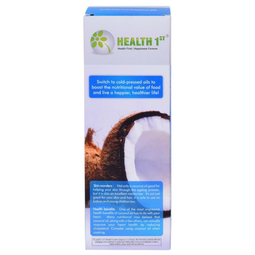 Health 1st | Health 1st Cold Pressed Coconut Oil 500 ml