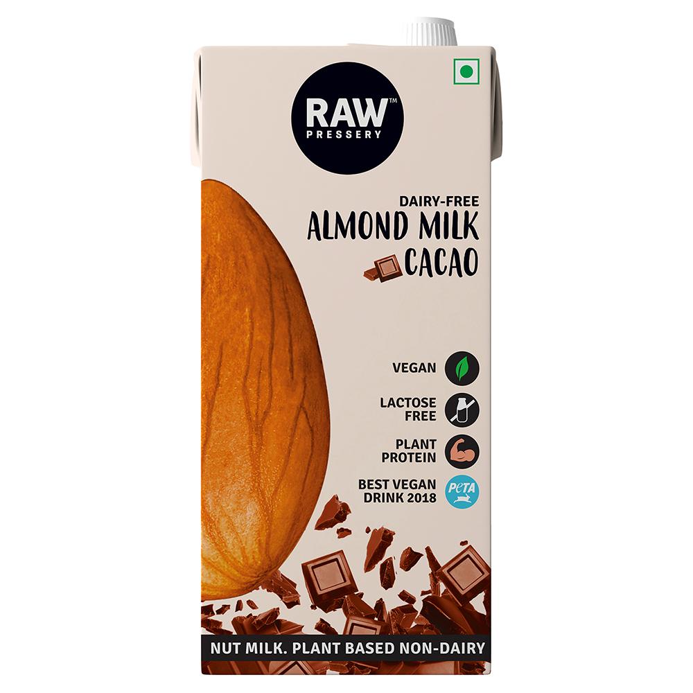 Raw Pressery | Raw Pressery Cacao Flavoured Almond Milk 1 L