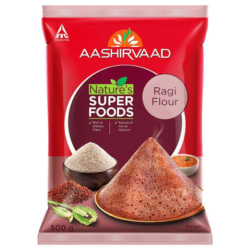 AASHIRVAAD | Aashirvaad Nature's Super Foods Ragi Flour 500 g