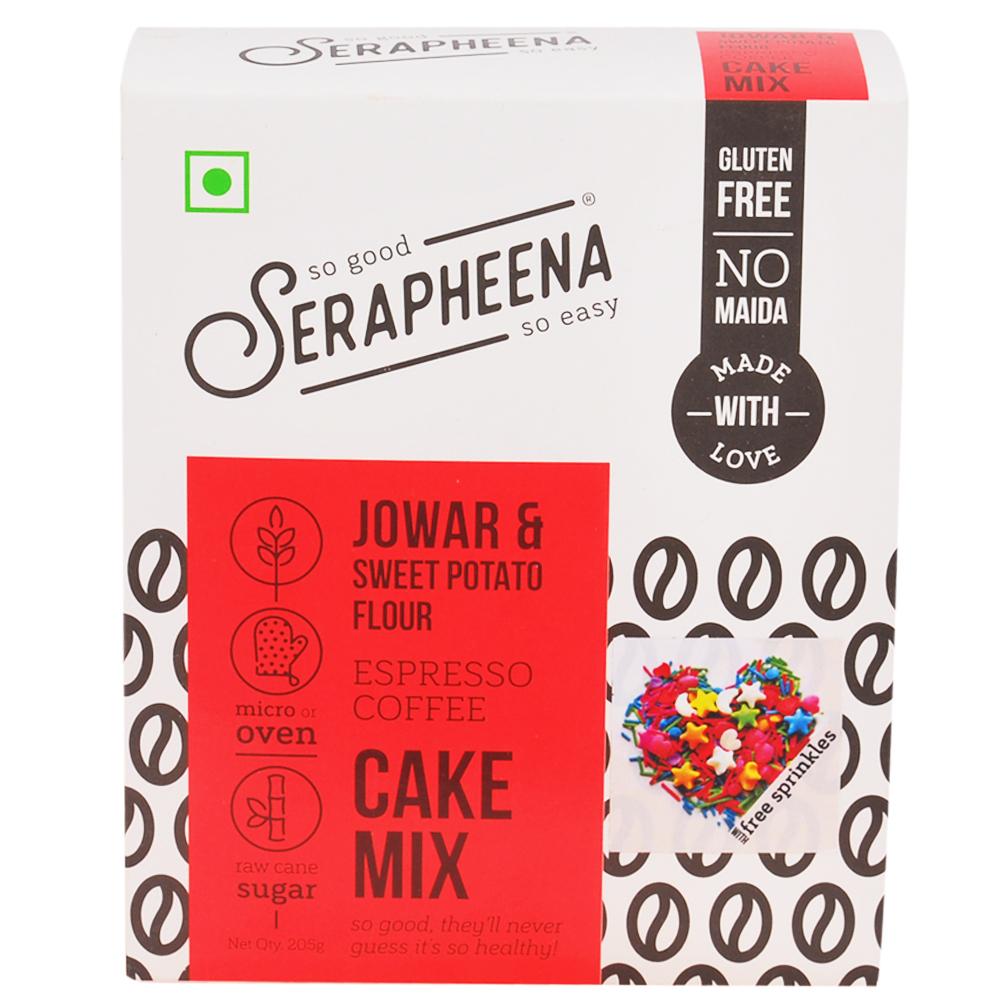 Serapheena | Serapheena Jowar & Sweet Potato Flour Espresso Coffee Cake Mix 205 g