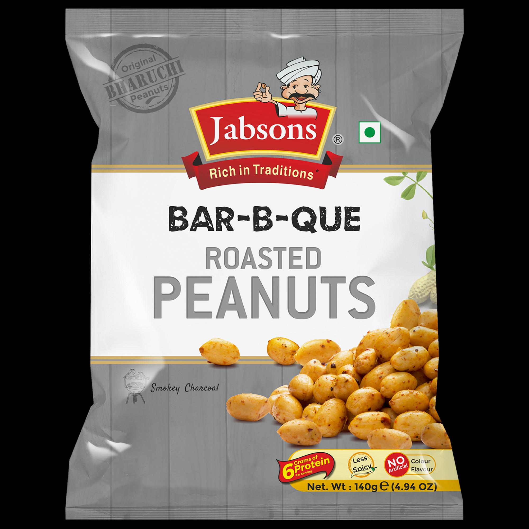 JABSONS | Jabsons Bar-B-Que Roasted Peanuts 140 g