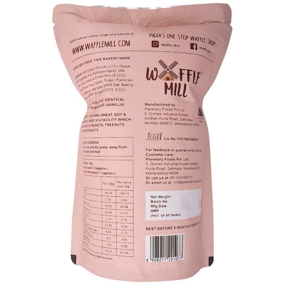 Waffle Mill | Waffle Mill Milk Choco Drizzle Chips 85 g