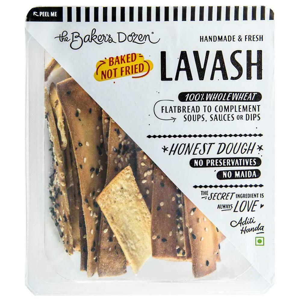 The Baker's Dozen | The Baker's Dozen Baked Wholewheat Lavash 75 g