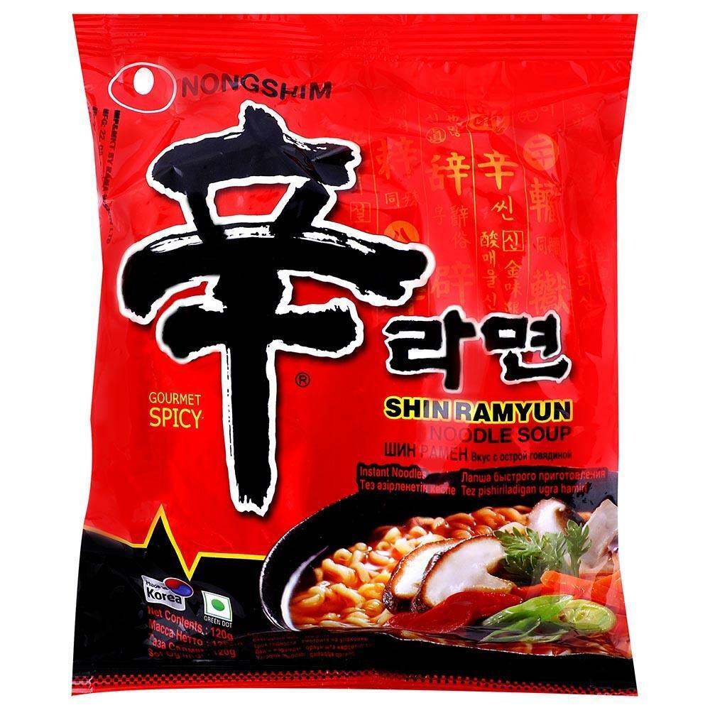 Nongshim | Nongshim Korean Style Spicy Shin Ramyun Instant Noodle Soup 120 g