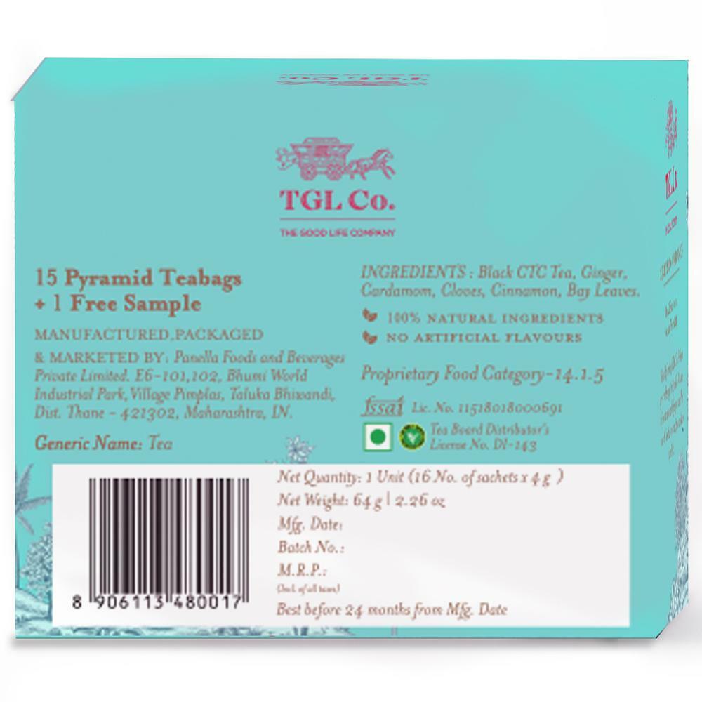 TGL Co. | TGL Co. Kadak Masala Chai Black CTC Tea 15 pcs