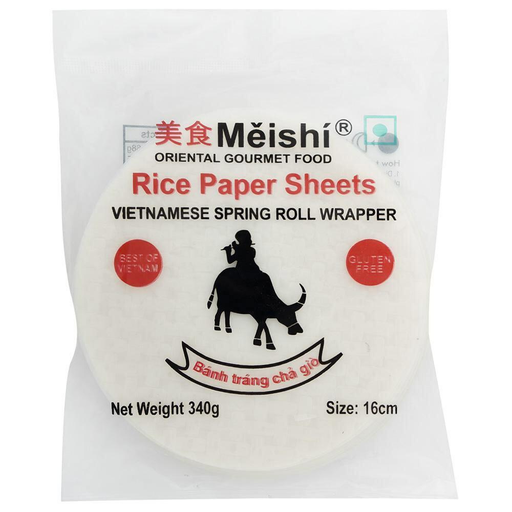 Meishi | Meishi Vietnamese Spring Roll Wrapper Rice Paper Sheets 16 cm (340 g)