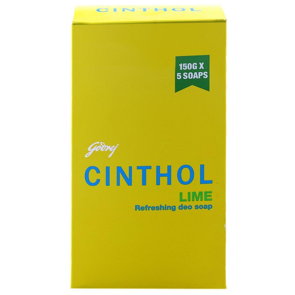 CINTHOL | Cinthol Lime Refreshing Deo Soap 150 g (Pack of 5)