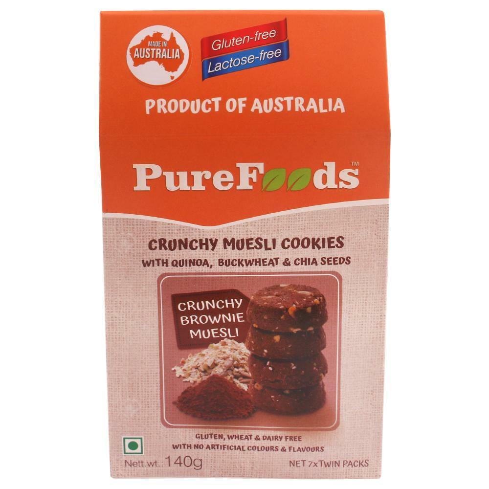Purefoods | PureFoods Crunchy Brownie Muesli Cookies 140 g