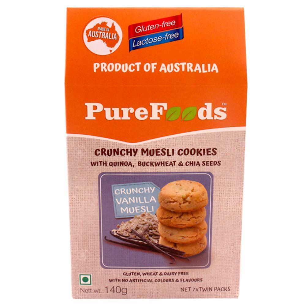 Purefoods | PureFoods Crunchy Vanilla Muesli Cookies 140 g