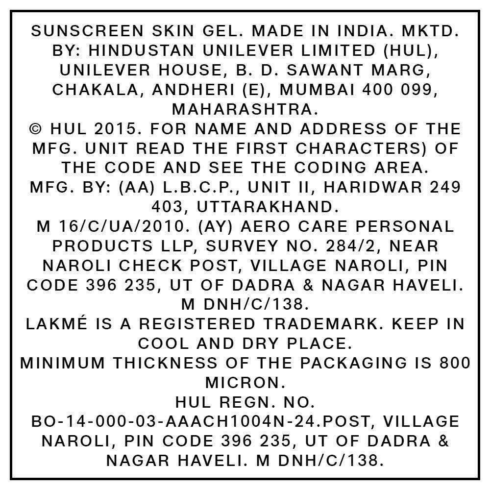LAKME SUN PROTECTORS