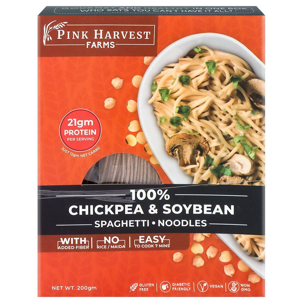 Pink Harvest Farms | Pink Harvest Farms Chickpea & Soya Spaghetti 200 g