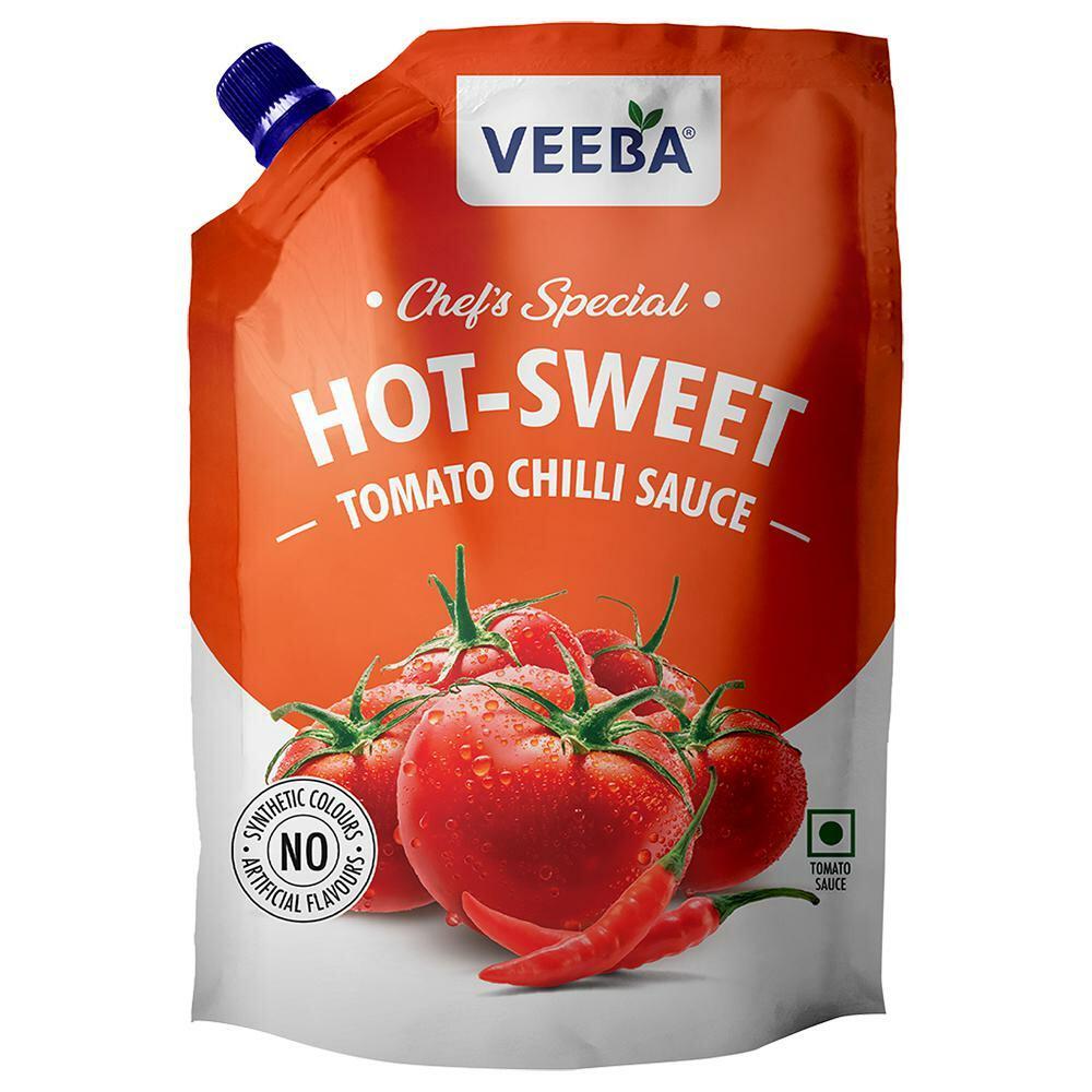 VEEBA | Veeba Hot & Sweet Tomato Chilli Sauce 500 g