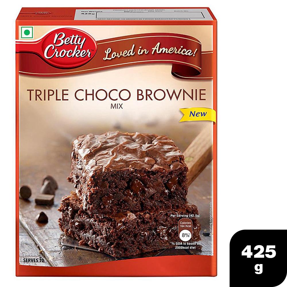 BETTY CROCKER | Betty Crocker Triple Choco Brownie Mix 425 g