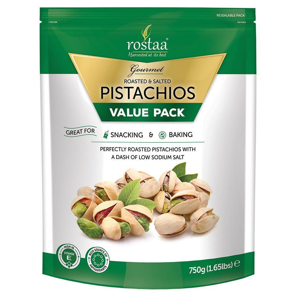 Rostaa | Rostaa Value Pack Roasted & Salted Pistachios 750 g