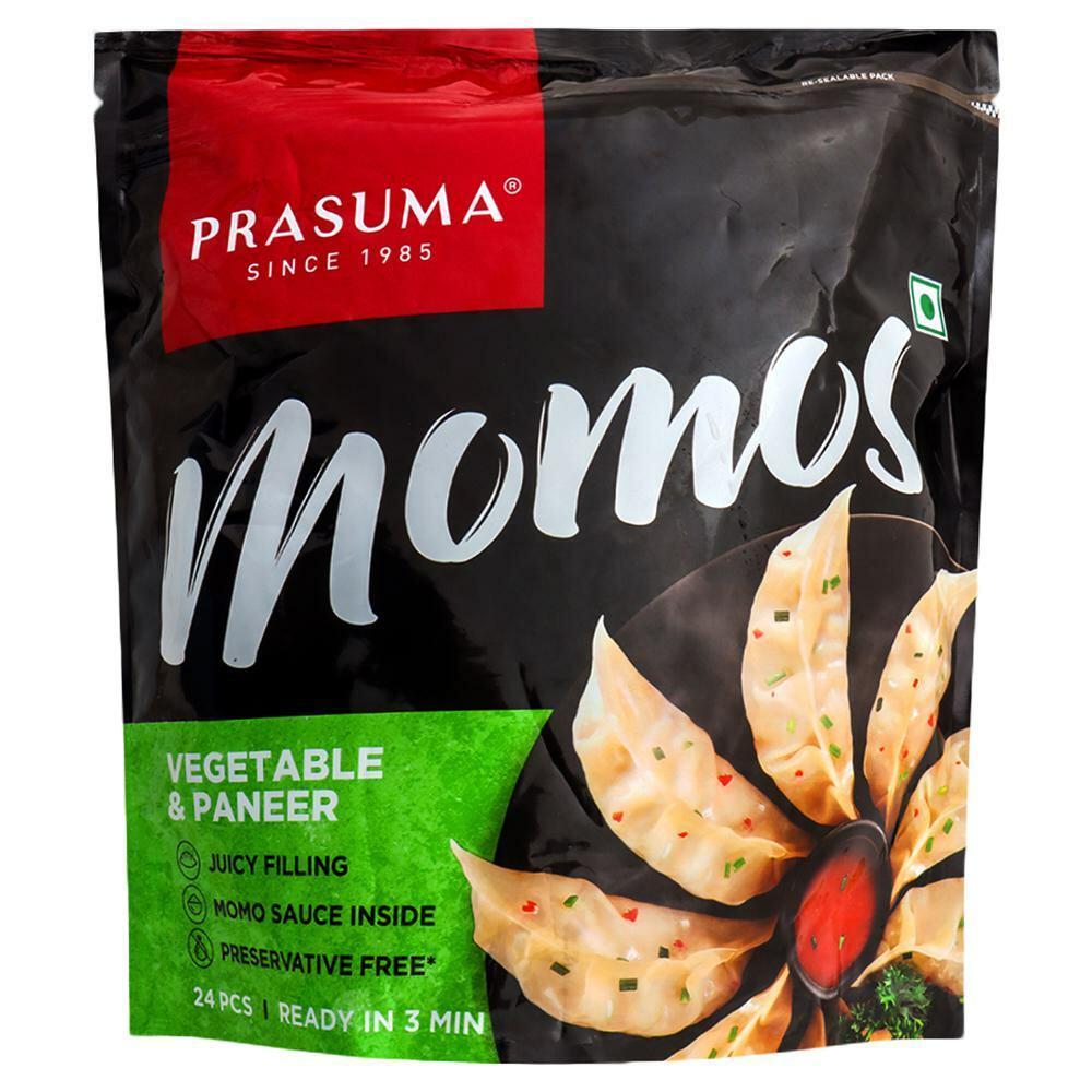 Prasuma | Prasuma Momos - Frozen Vegetable & Paneer - 24 pcs