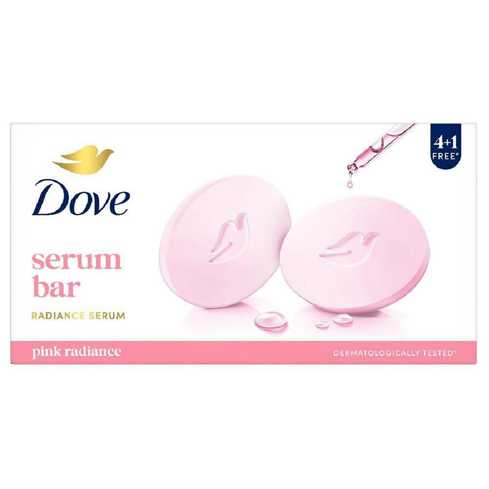 DOVE | Dove Pink Radiance Serum Bar 125 g (Buy 4 Get 1 Free)