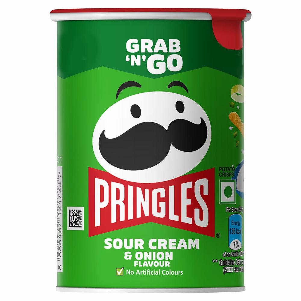 PRINGLES | Pringles Grab N Go Sour Cream & Onion Potato Chips 40 g