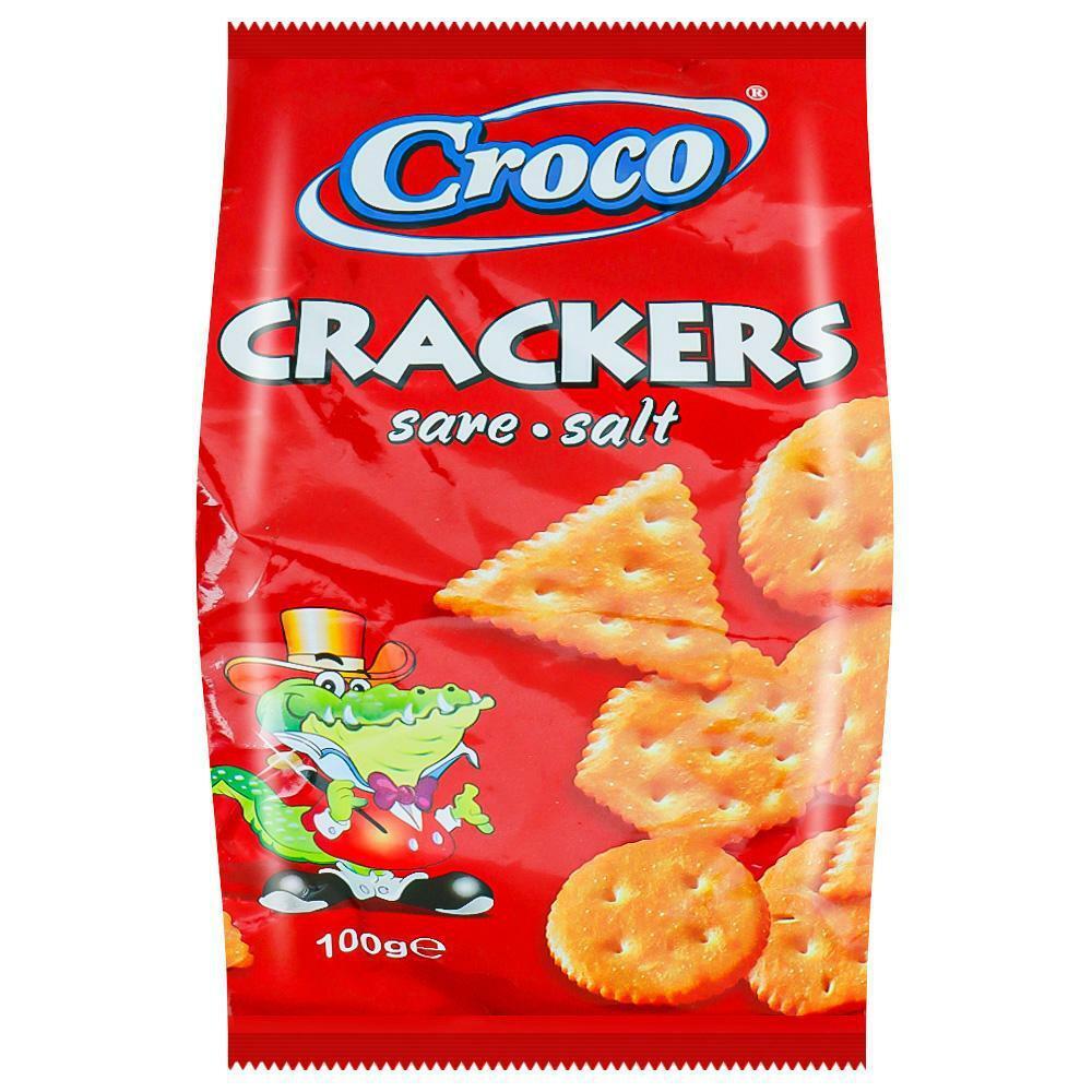 Croco | Croco Salted Crackers 100 g