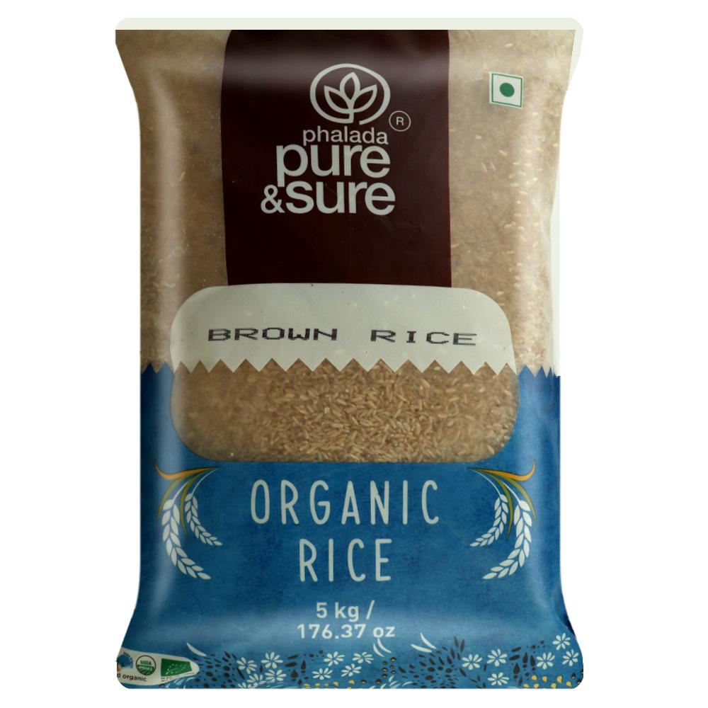 Phalada Pure & Sure | Phalada Pure & Sure Organic Brown Rice 5 kg