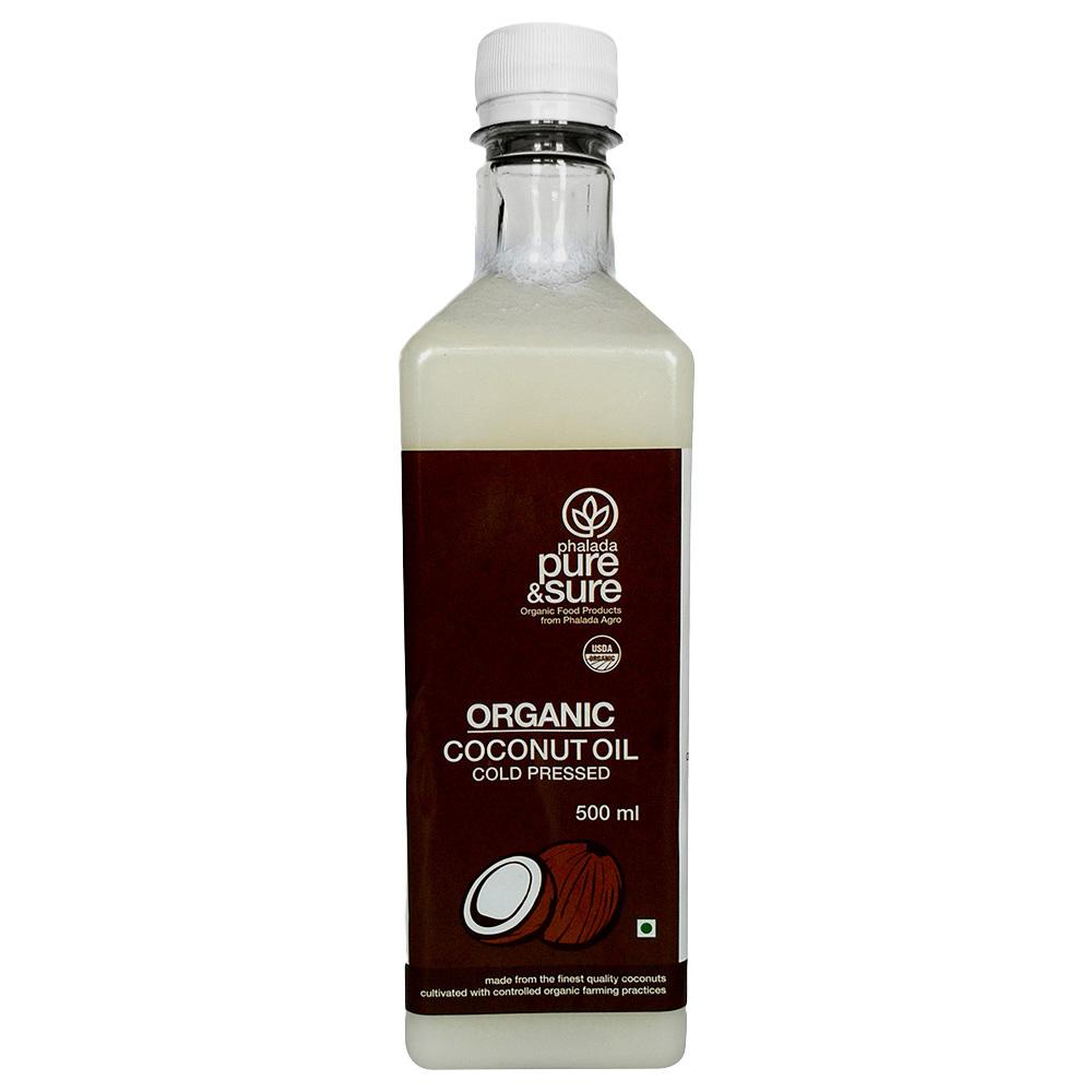 Pure & Sure | Phalada Pure & Sure Organic Cold Pressed Coconut Oil 500 ml
