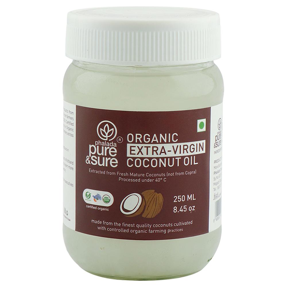Phalada Pure & Sure | Phalada Pure & Sure Organic Extra Virgin Coconut Oil 250 ml
