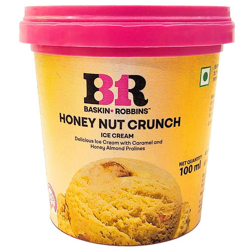 Baskin Robbins | Baskin Robbins Honey Nut Crunch Ice Cream 100 ml