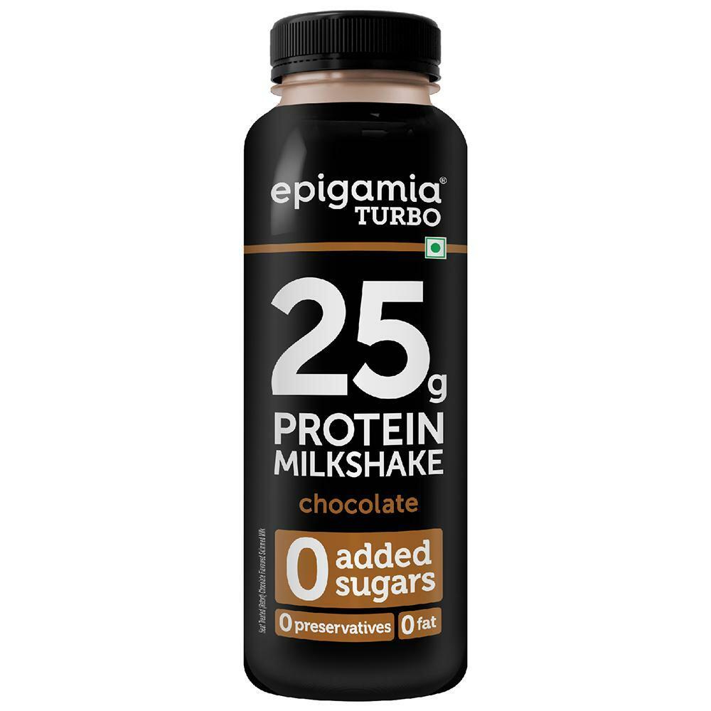 Epigamia | Epigamia Turbo Chocolate 25g Protein Milkshake 250 ml