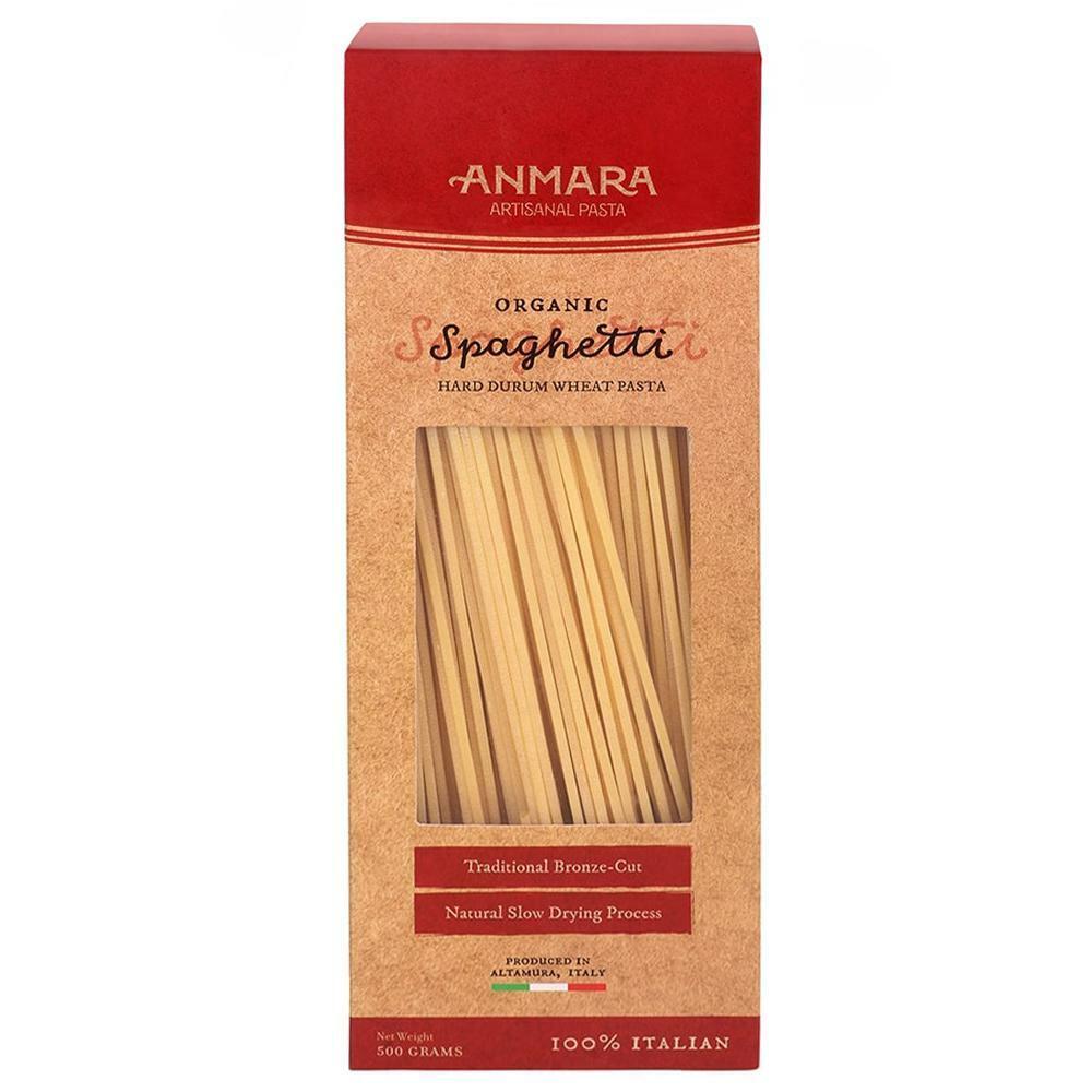 Anmara | Anmara Organic Hard Durum Wheat Italian Spaghetti Pasta 500 g