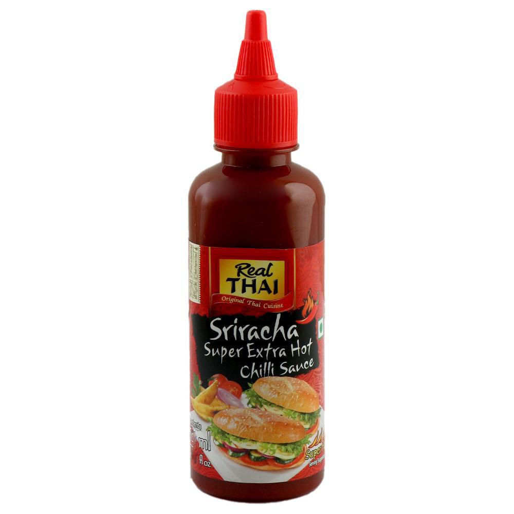 Real Thai | Real Thai Sriracha Super Extra Hot Chilli Sauce 250 ml