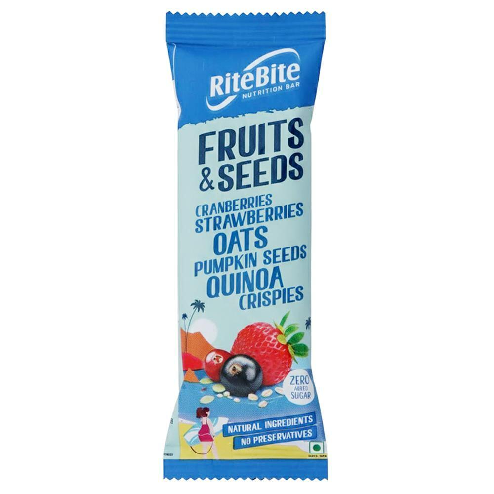 RITEBITE | Ritebite Fruit & Seeds Bar 35 g