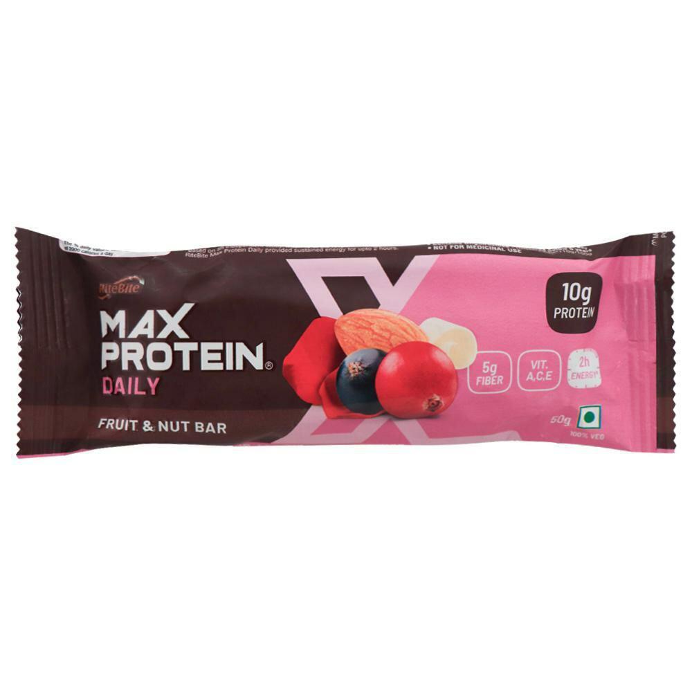 RITEBITE | Ritebite max Protein Daily Fruit and Nut Bar 50 g