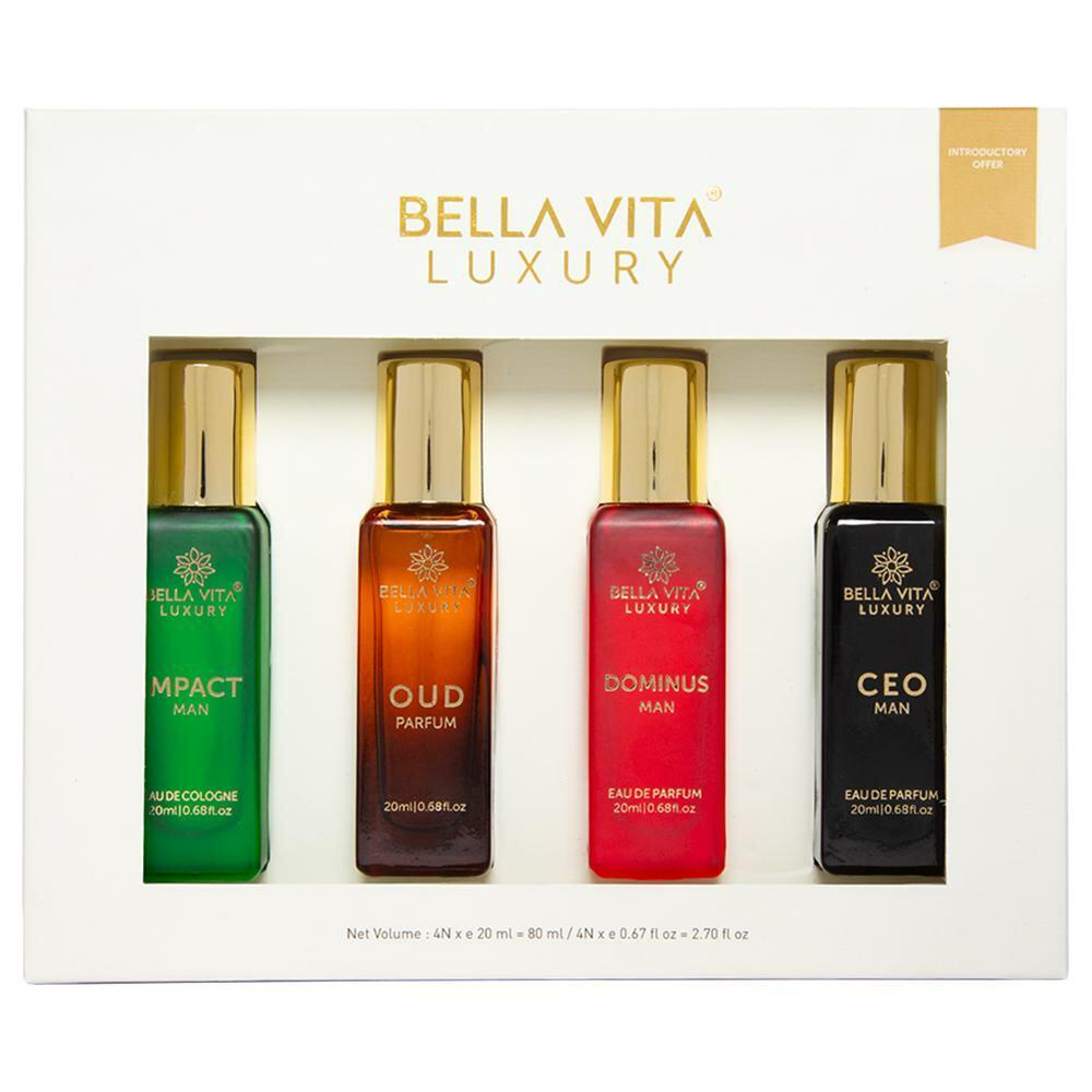 Bella Vita | Bella Vita Luxury Man Perfume Gift Set (4 x 20 ml)