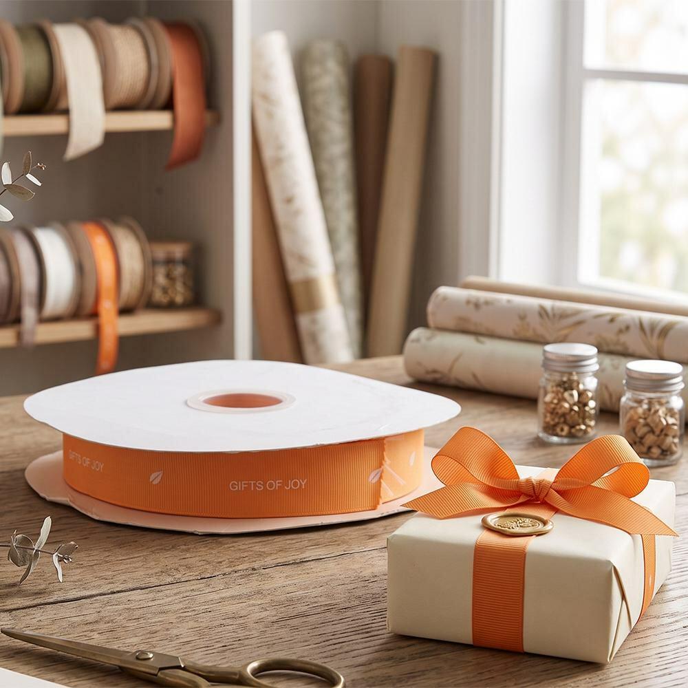 Gifts of Joy | Gifts of Joy Grosgrain Marigold Ribbon 91 mtr