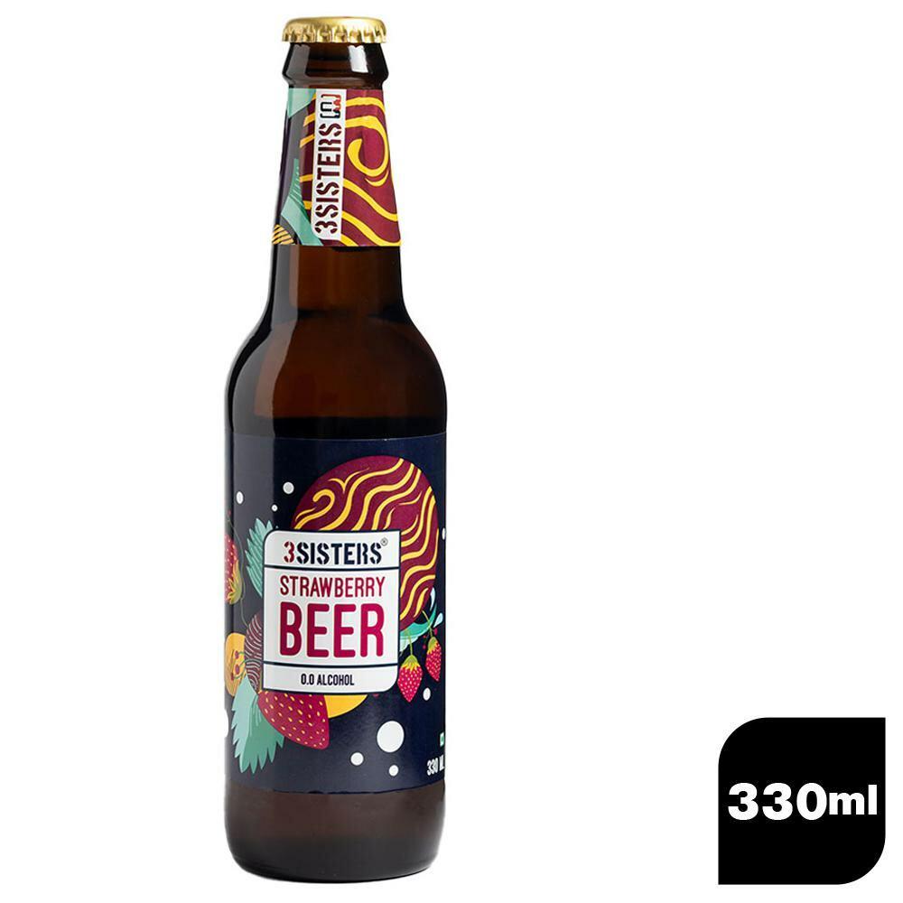 3 Sisters | 3 Sisters Non-Alcoholic Strawberry Beer 330 ml