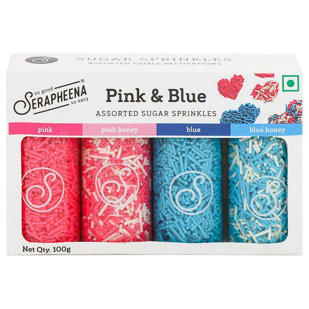 Serapheena | Serapheena Pink & Blue Assorted Sugar Sprinkles 100 g