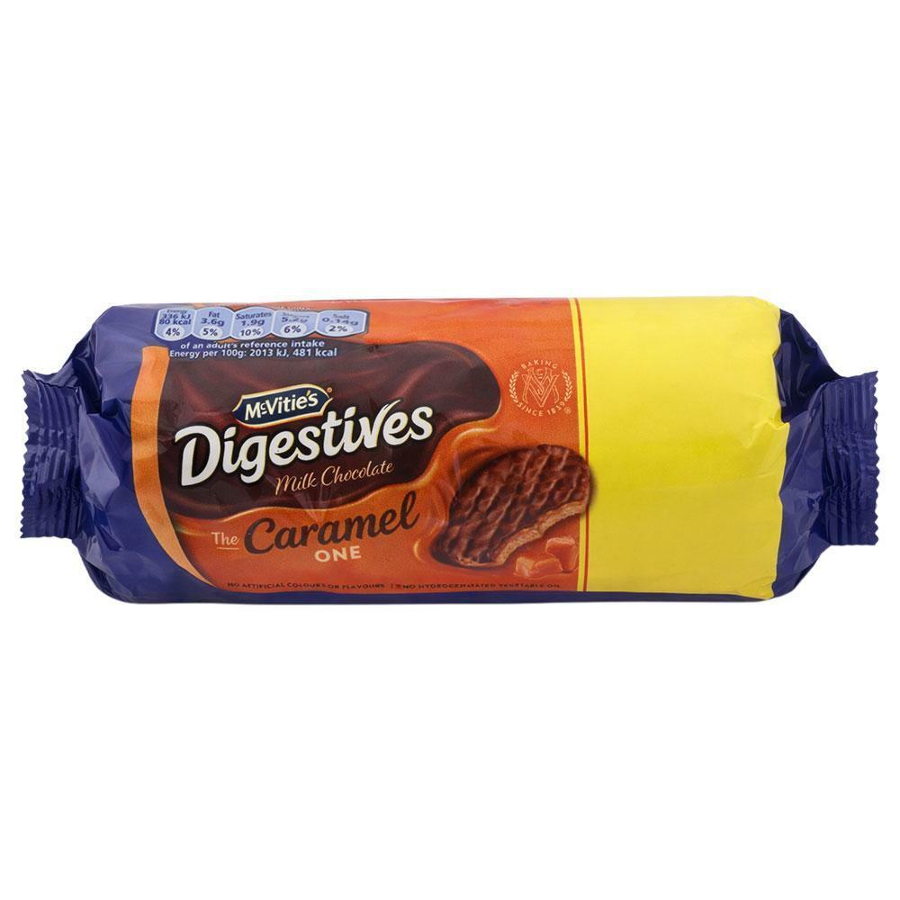 McVitie's | McVitie's Digestives Milk Chocolate Caramel Biscuits 250 g