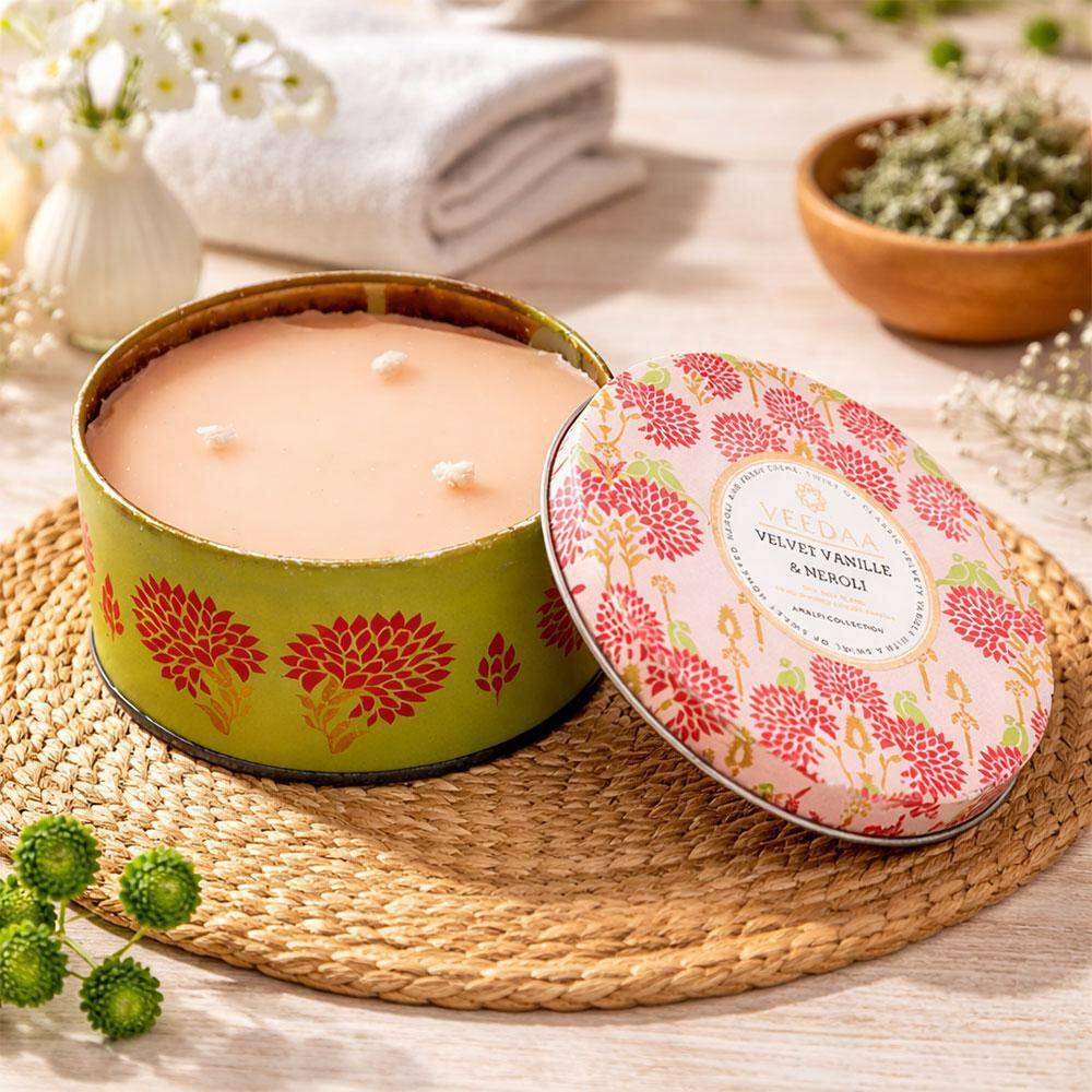 Veedaa | Veedaa Velvet Vanille And Neroli Scented 3 Wick Candle (1 pc)