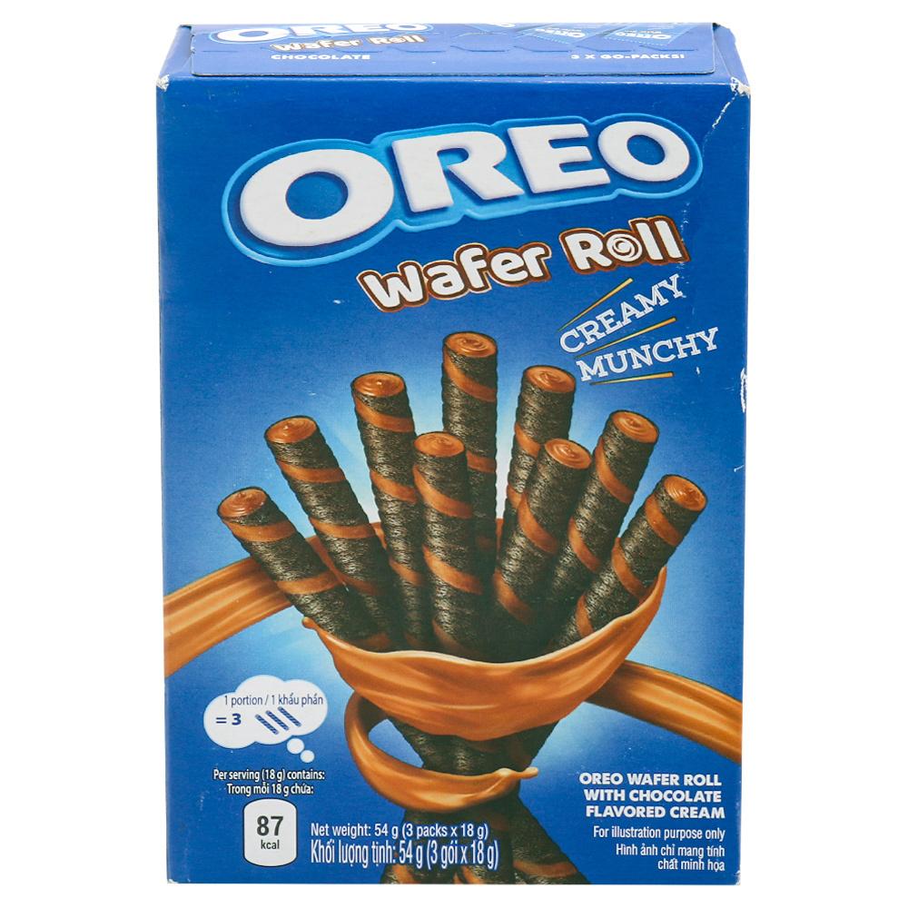 OREO | Oreo Wafer Rolls Chocolate Bliss 54 g