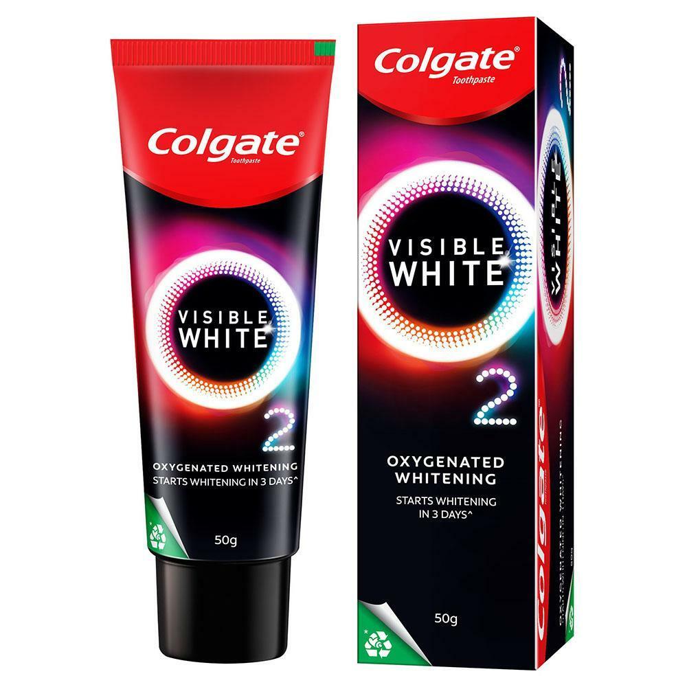 Colgate | Colgate Visible White O2 Teeth Whitening Toothpaste 50 g