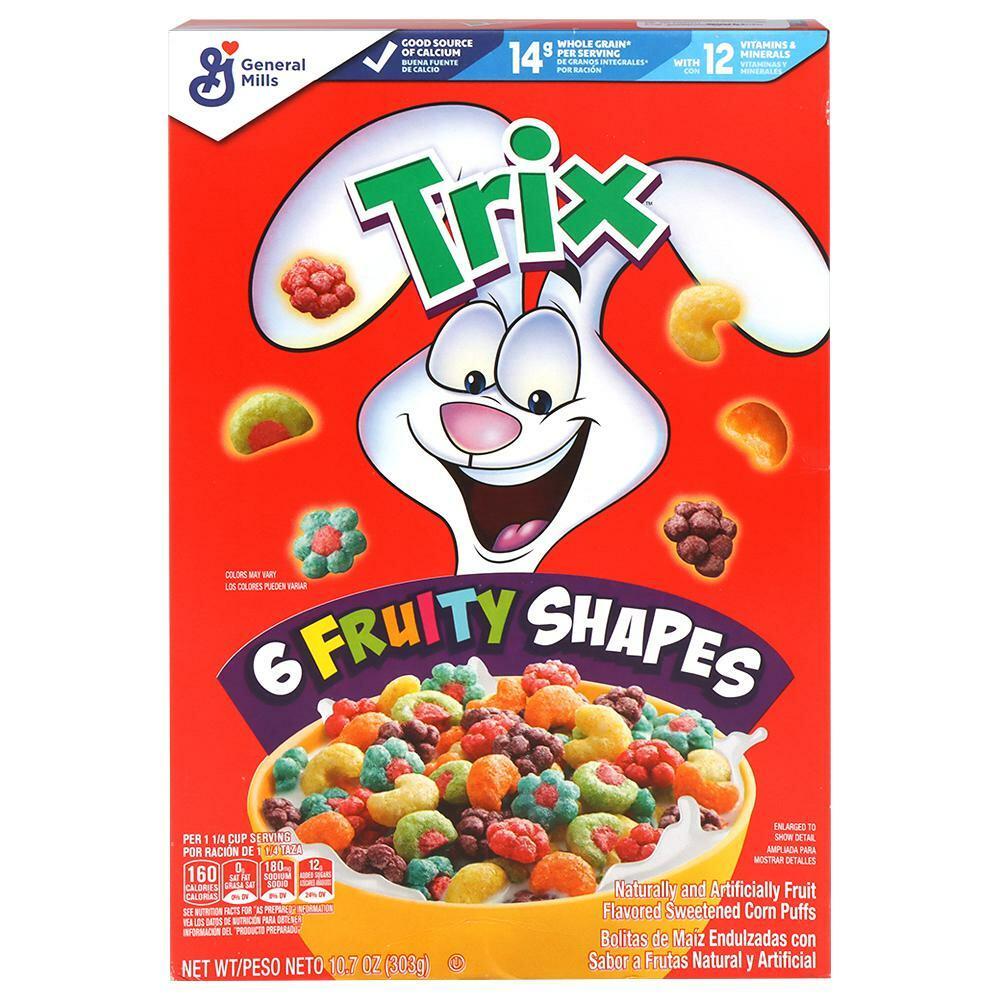 General | General Mills 6 Fruity Shapes Cereal 303 g